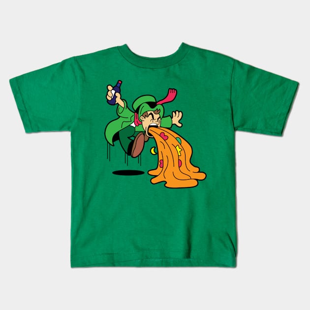 Not So Lucky Leprechaun Kids T-Shirt by SpacemanTees